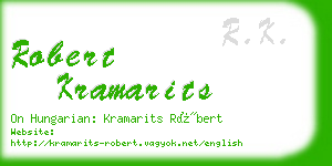 robert kramarits business card